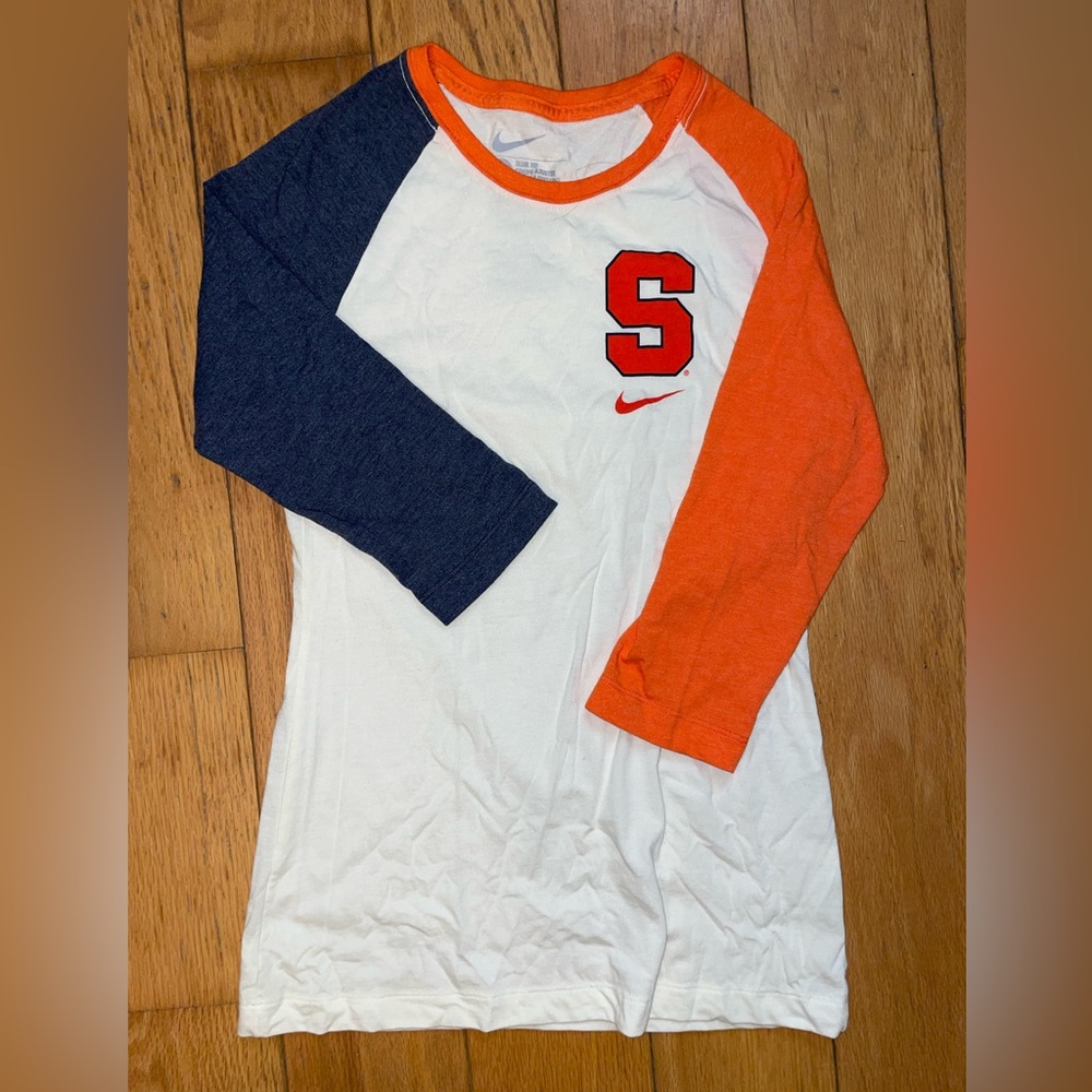 Syracuse University baseball tee Nike size medium slim fit